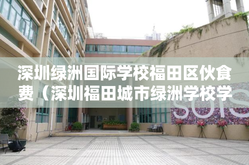 深圳绿洲国际学校福田区伙食费（深圳福田城市绿洲学校学费）