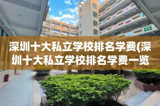 深圳十大私立学校排名学费(深圳十大私立学校排名学费一览表)
