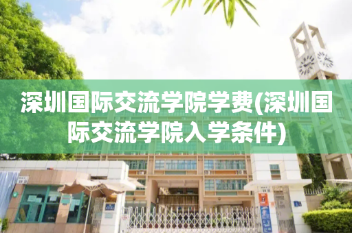 深圳国际交流学院学费(深圳国际交流学院入学条件)