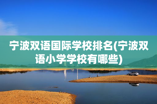 宁波双语国际学校排名(宁波双语小学学校有哪些)