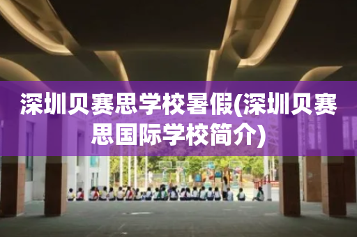 深圳贝赛思学校暑假(深圳贝赛思国际学校简介)