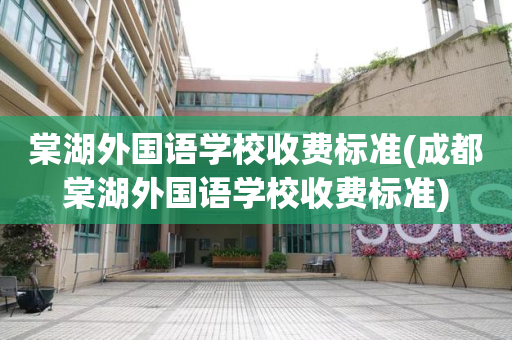 棠湖外国语学校收费标准(成都棠湖外国语学校收费标准)