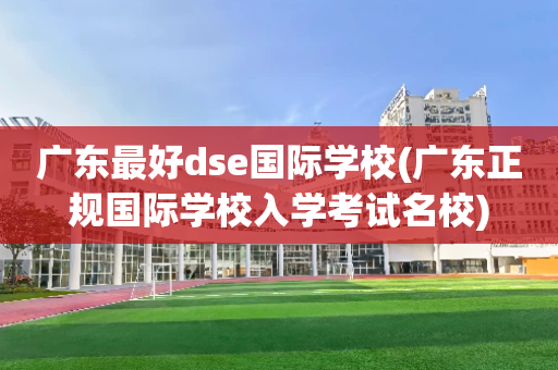 广东最好dse国际学校(广东正规国际学校入学考试名校)