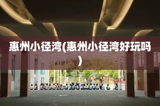惠州小径湾(惠州小径湾好玩吗)