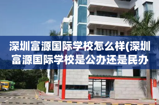 深圳富源国际学校怎么样(深圳富源国际学校是公办还是民办)