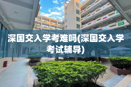 深国交入学考难吗(深国交入学考试辅导)